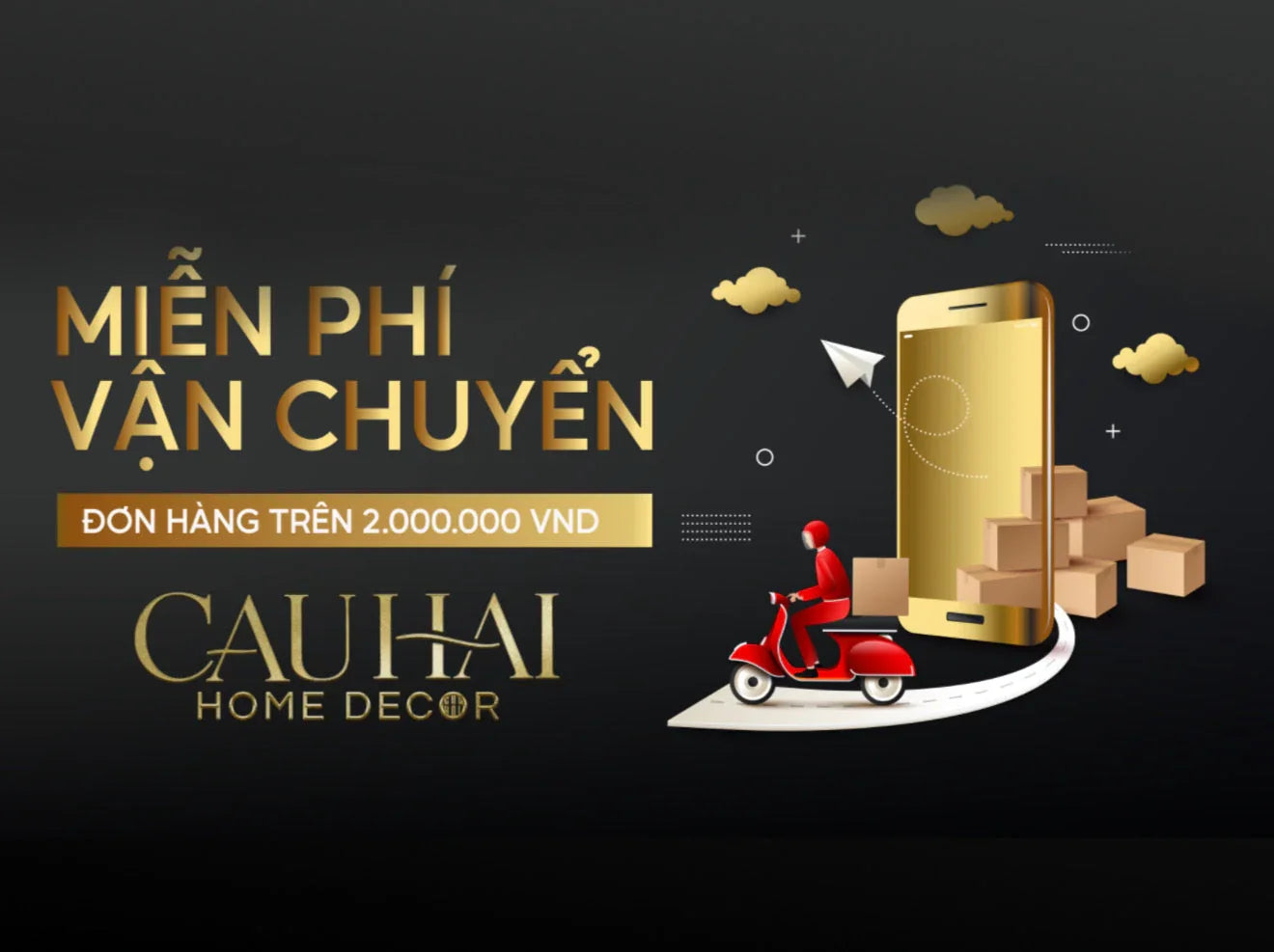 Chương trình Freeship từ tháng 8-Cậu Hai Home Decor - CẬU HAI HOME DECOR