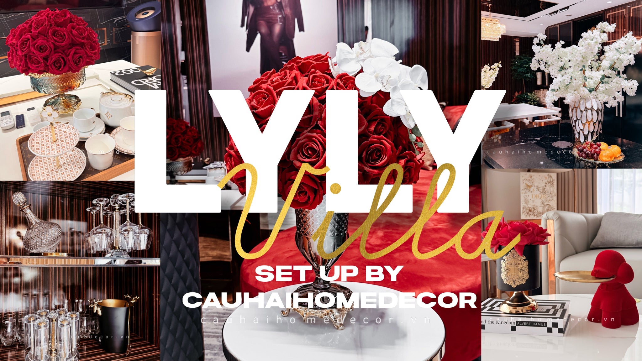 Set Up Biệt Thự Modern Luxury – Khi Sắc Đỏ Trở Thành Biểu Tượng - CẬU HAI HOME DECOR
