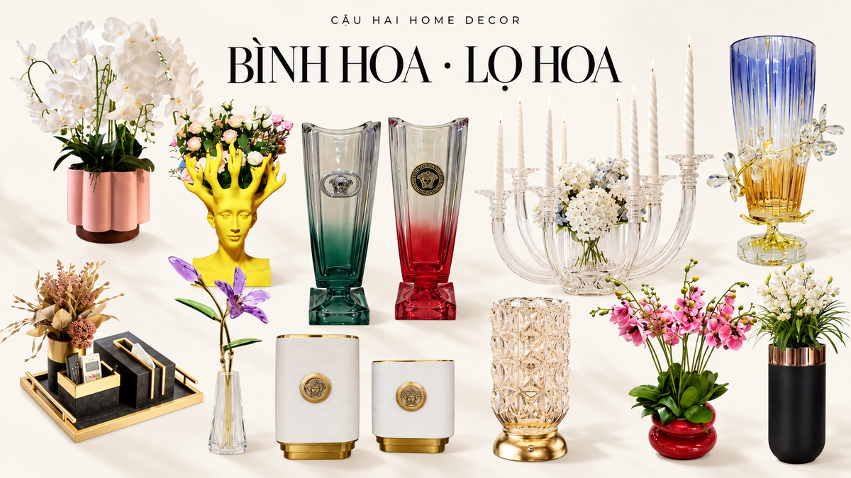 bình hoa cao cấp | Cậu Hai Home Decor