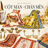 cột màn và chăn mền decor | Cậu Hai Home Decor