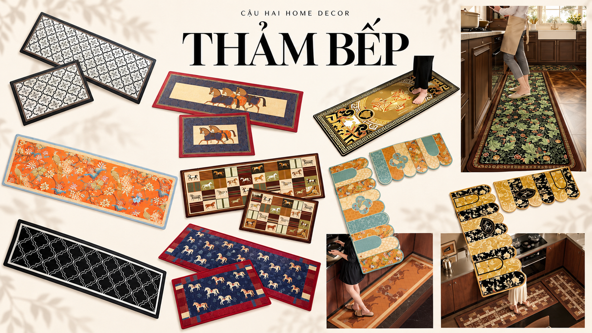 thảm bếp cao cấp | Cậu Hai Home Decor