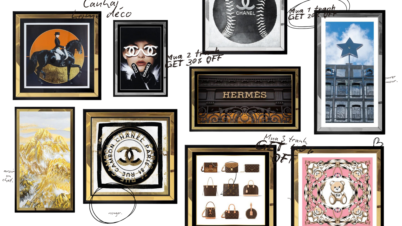 TRANH CAO CẤP - CẬU HAI HOME DECOR