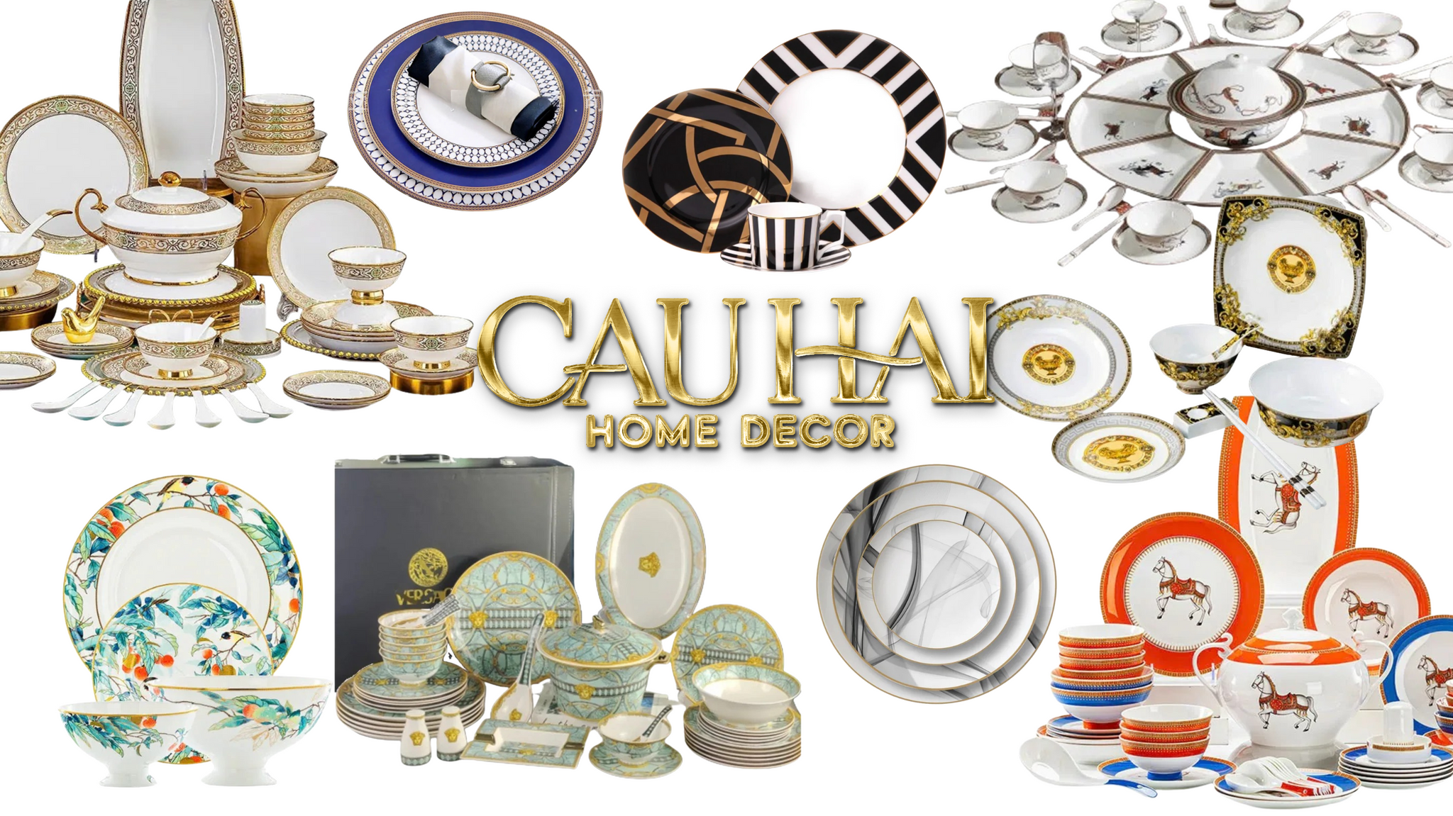 SET CHÉN DĨA CAO CẤP – DINNER SET - CẬU HAI HOME DECOR