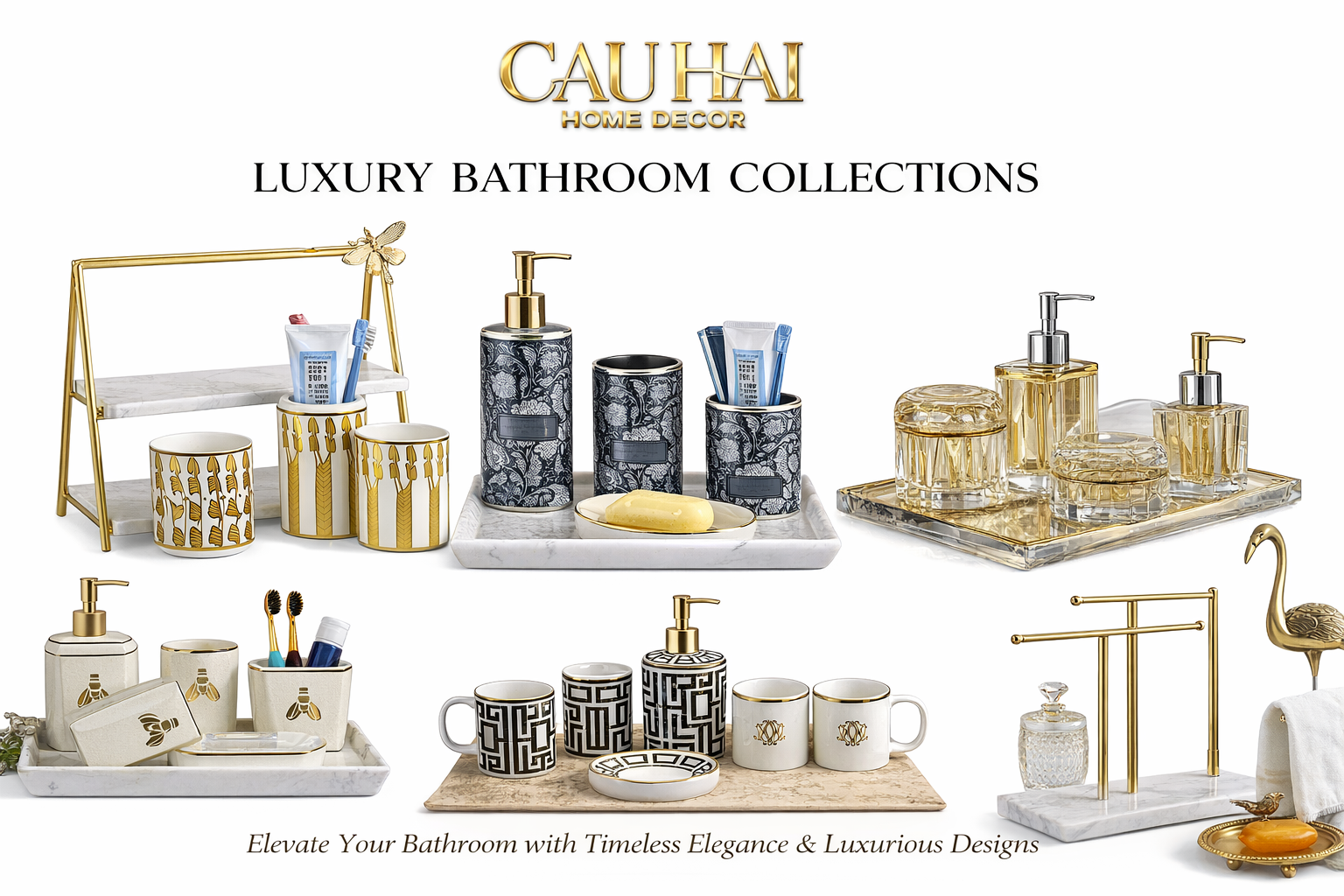 BỘ KIT NHÀ TẮM-CẬU HAI HOME DECOR