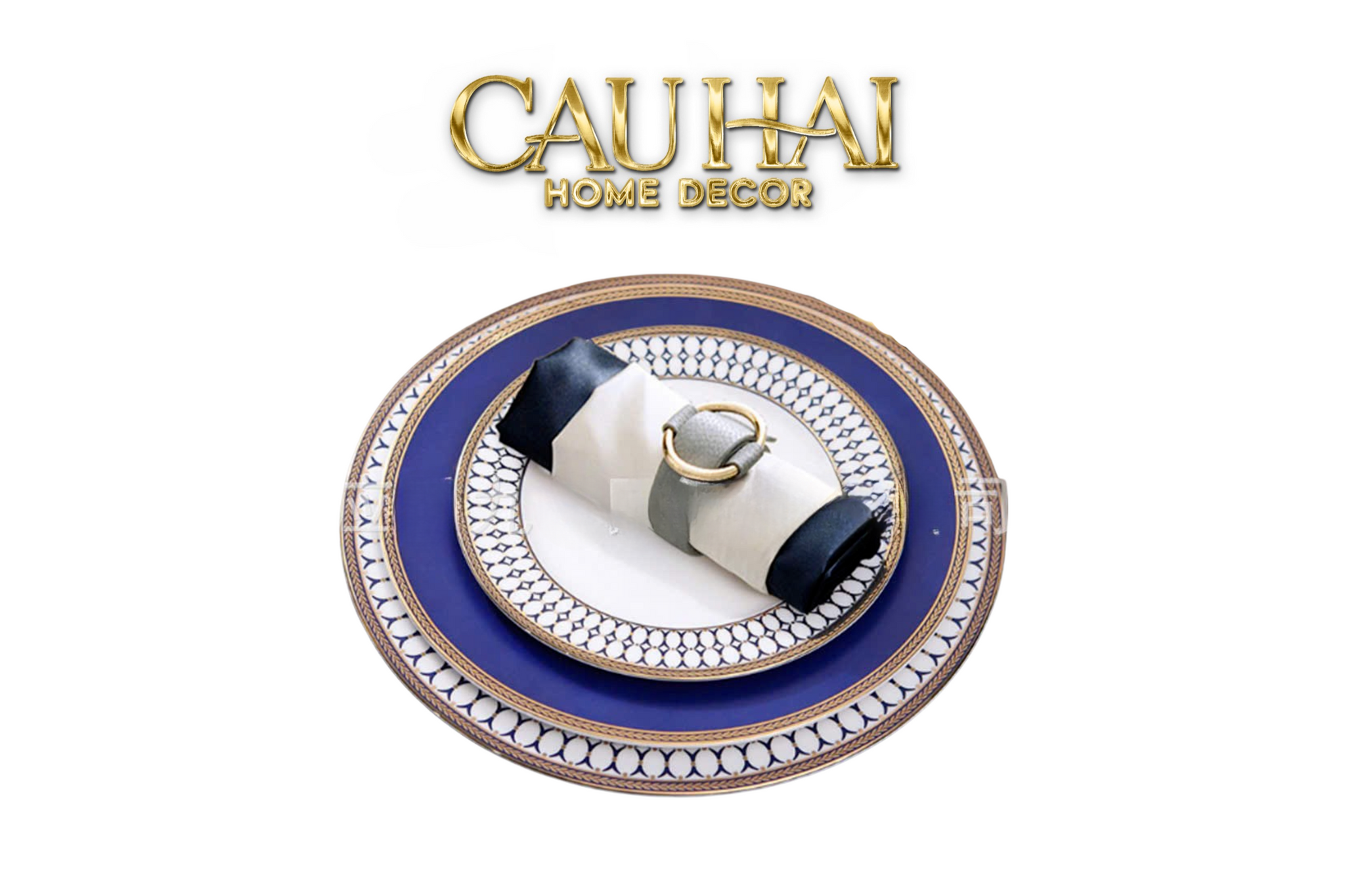 SET 2 ĐĨA DINNER - OGILVY BANQUET SET - CẬU HAI HOME DECOR