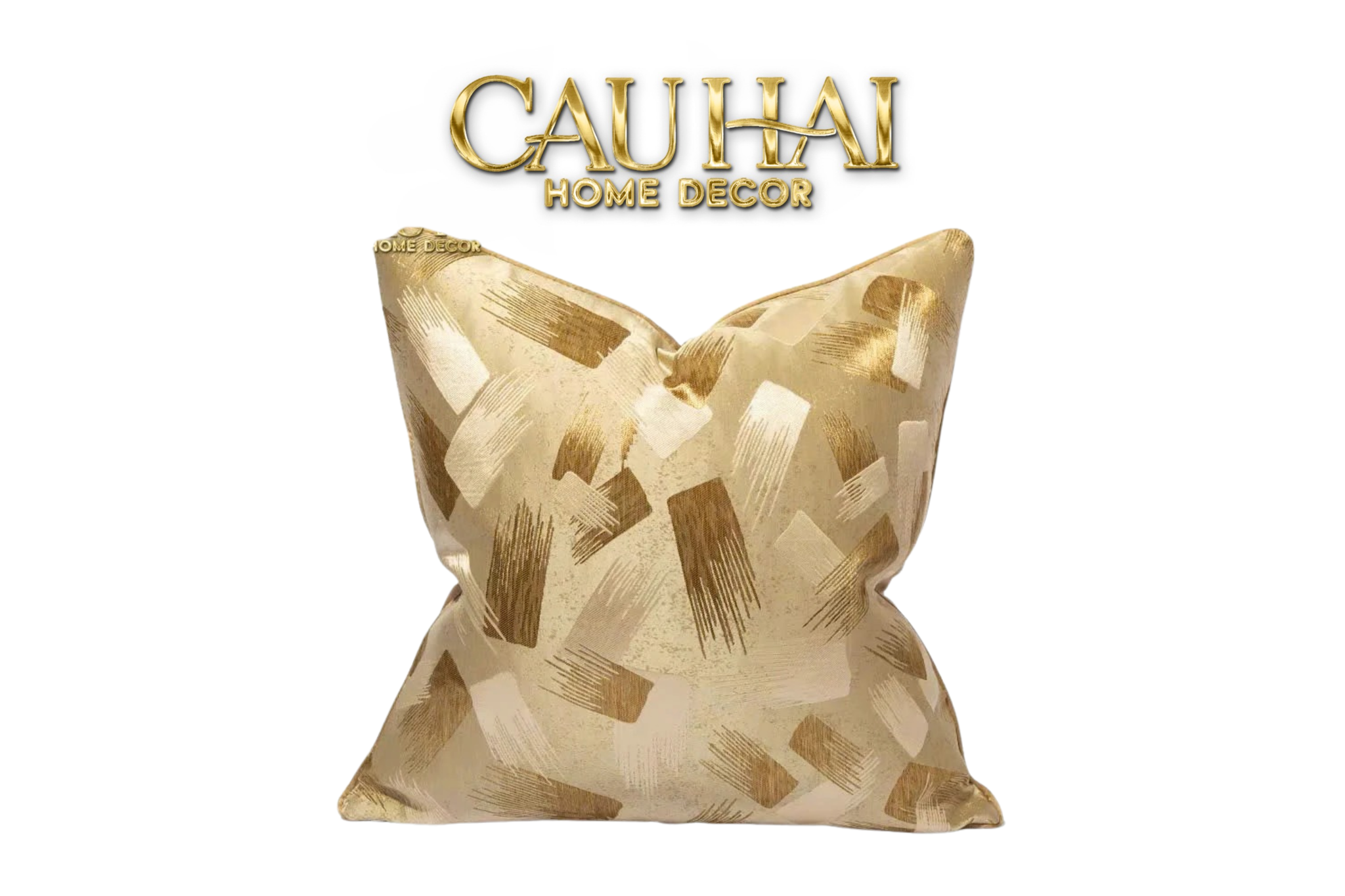 VỎ GỐI LỤA JACQUARD LUMIÈRE ABSTRACT 50 - CẬU HAI HOME DECOR