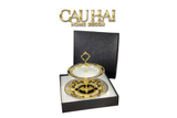 HOME COUTURE - ĐĨA 2 TẦNG BLACK BAROQUE PRESTIGE GALA VER.S ÉTAGÈRE - CẬU HAI HOME DECOR
