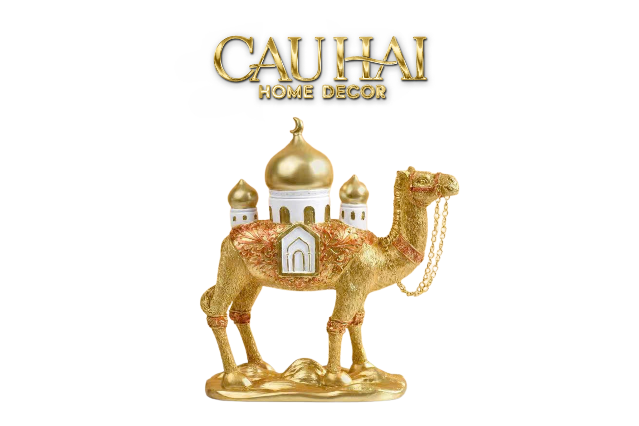 TƯỢNG LẠC ĐÀ ROYAL CARAVAN D’OR CAMEL - ORIENTAL VOYAGE-CẬU HAI HOME DECOR
