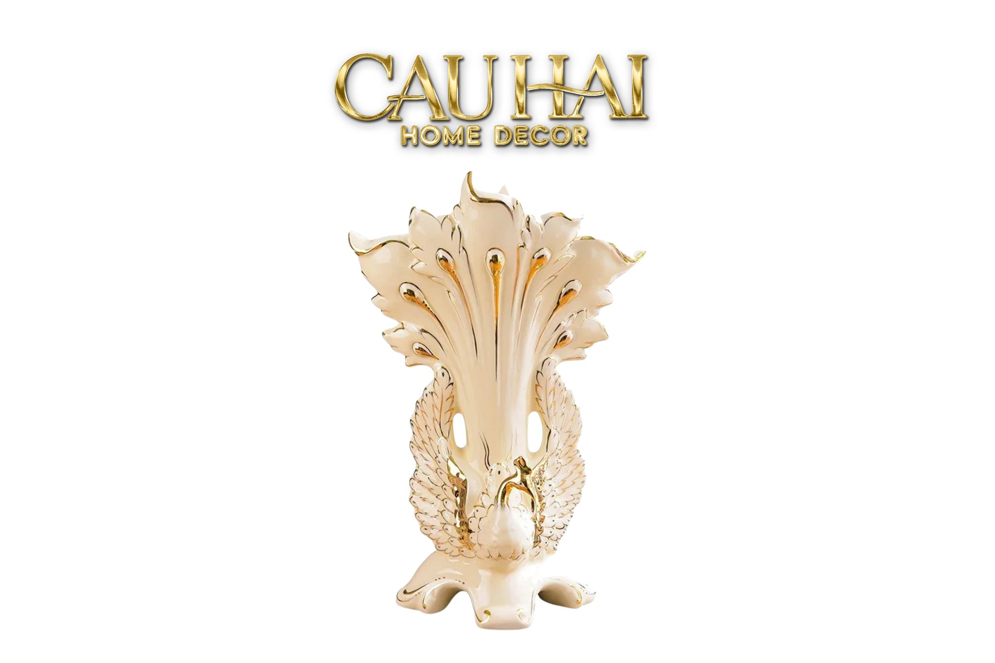 HOME COUTURE - BÌNH HOA KHỔNG TƯỚC SS25 - CẬU HAI HOME DECOR