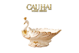 HOME COUTURE - ĐĨA TRÁI CÂY KHỔNG TƯỚC - LUXURY PORCELAIN DISK - CẬU HAI HOME DECOR