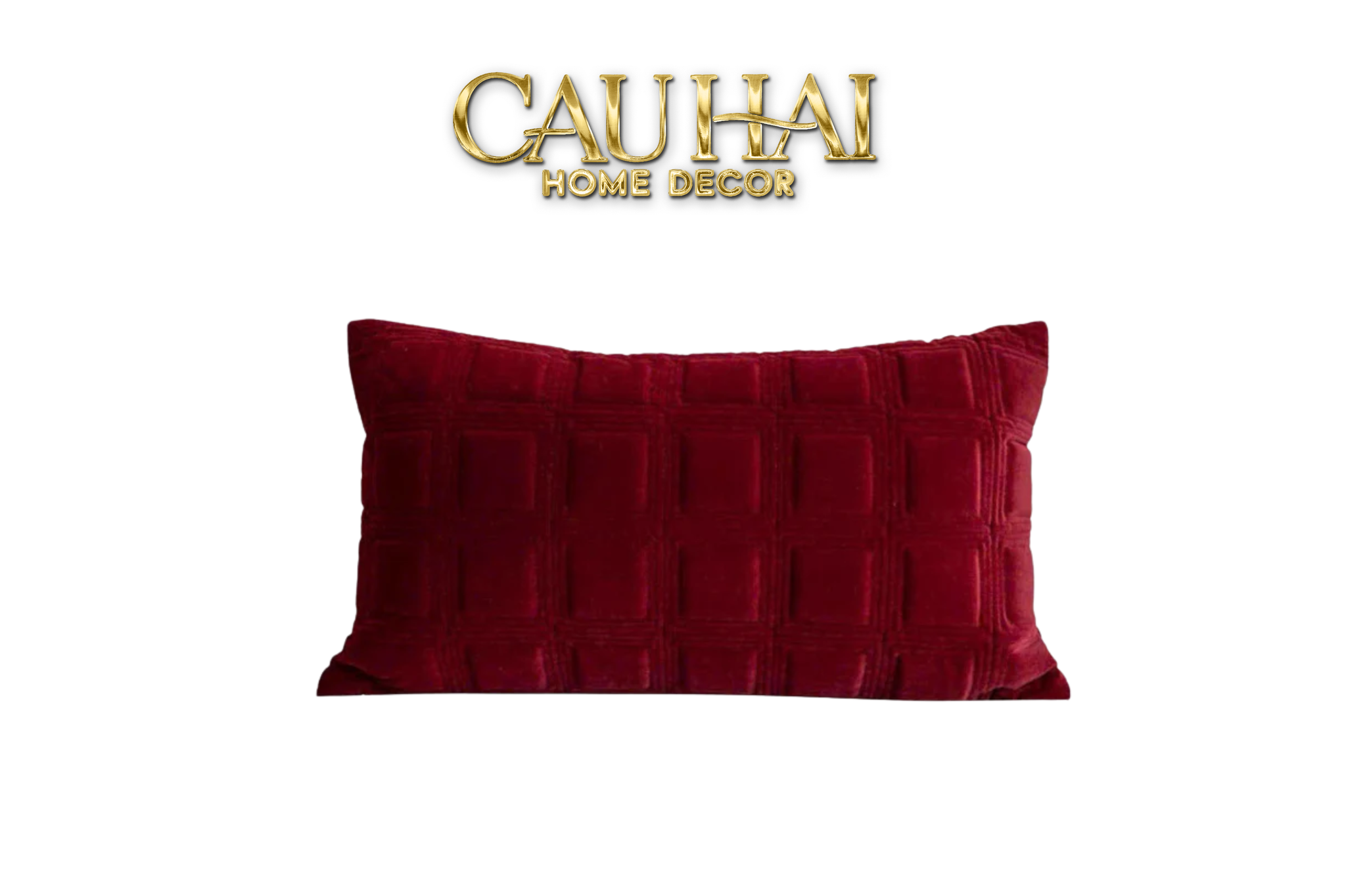 FÊTES COUTURE - GỐI NHUNG LUX VELVET CRIMSON PEAK 30x50 - CẬU HAI HOME DECOR