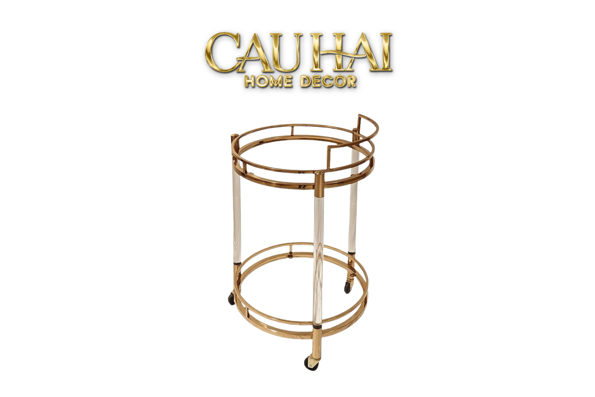 HOME COUTRE - XE QUẦY BAR ROYALE ORB LUSSO BAR TROLLEY - CẬU HAI HOME DECOR