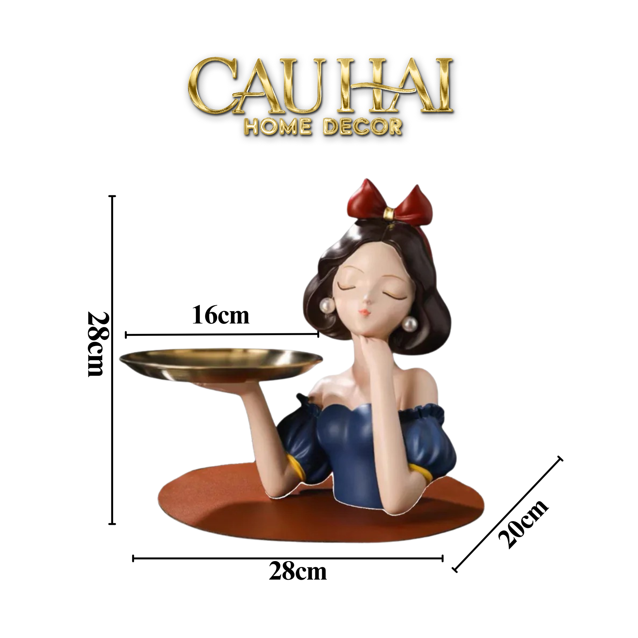 FÊTES COUTURE - TƯỢNG FIGURINE SNOW WHITE-CẬU HAI HOME DECOR