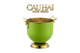 HOME COUTURE - XÔ ĐÁ AVOCADO GOLDEN ELK ICE BUCKET 2L - CẬU HAI HOME DECOR