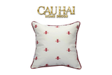 HOME COUTURE - VỎ GỐI DA FUCHSIA SPARKLE BEE L’ABEILLE 45 - CẬU HAI HOME DECOR