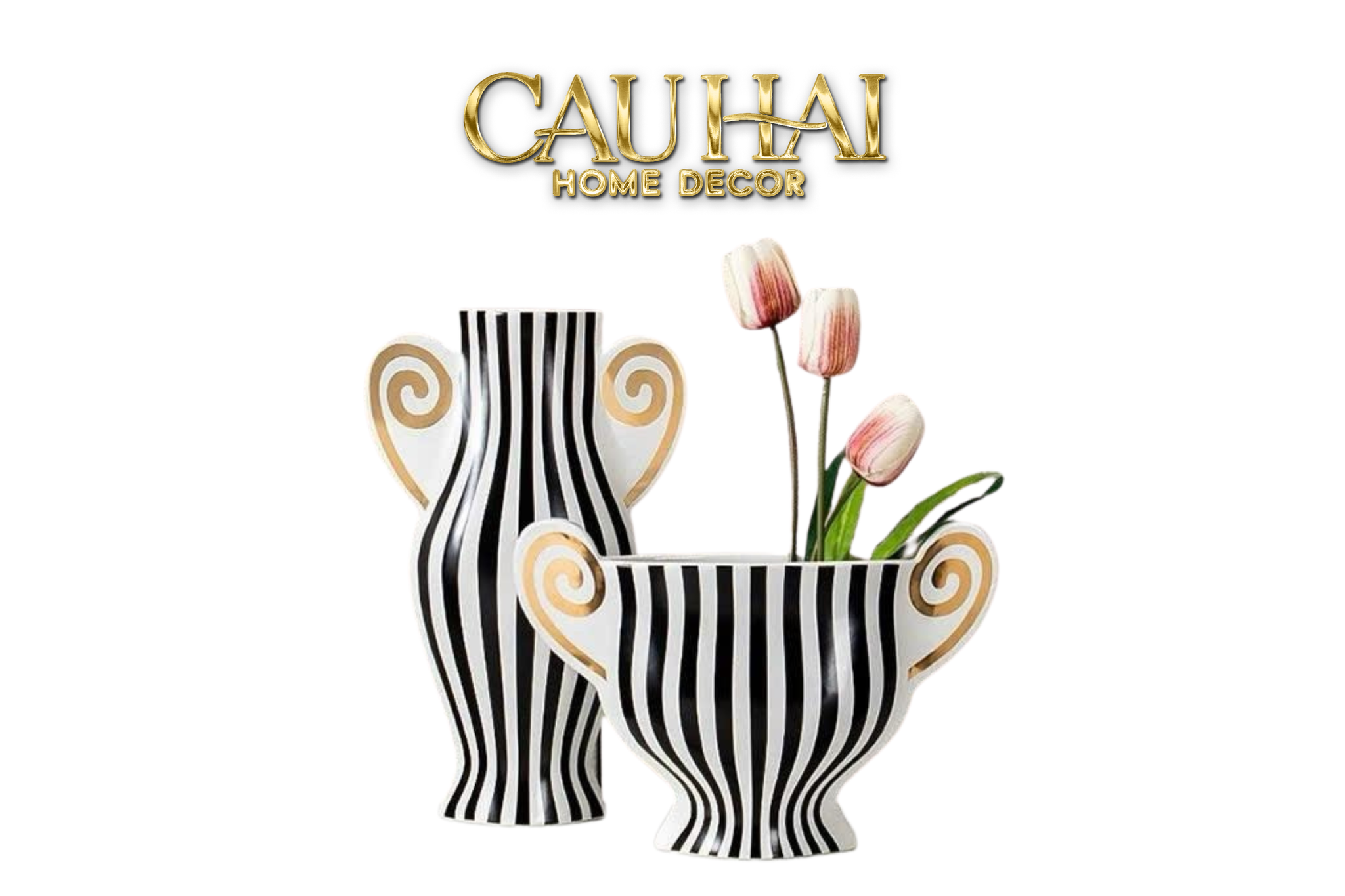 HOME COUTURE - BÌNH HOA RENAISSANCE GRECQUE SOHO CHIC S22/S36 - CẬU HAI HOME DECOR
