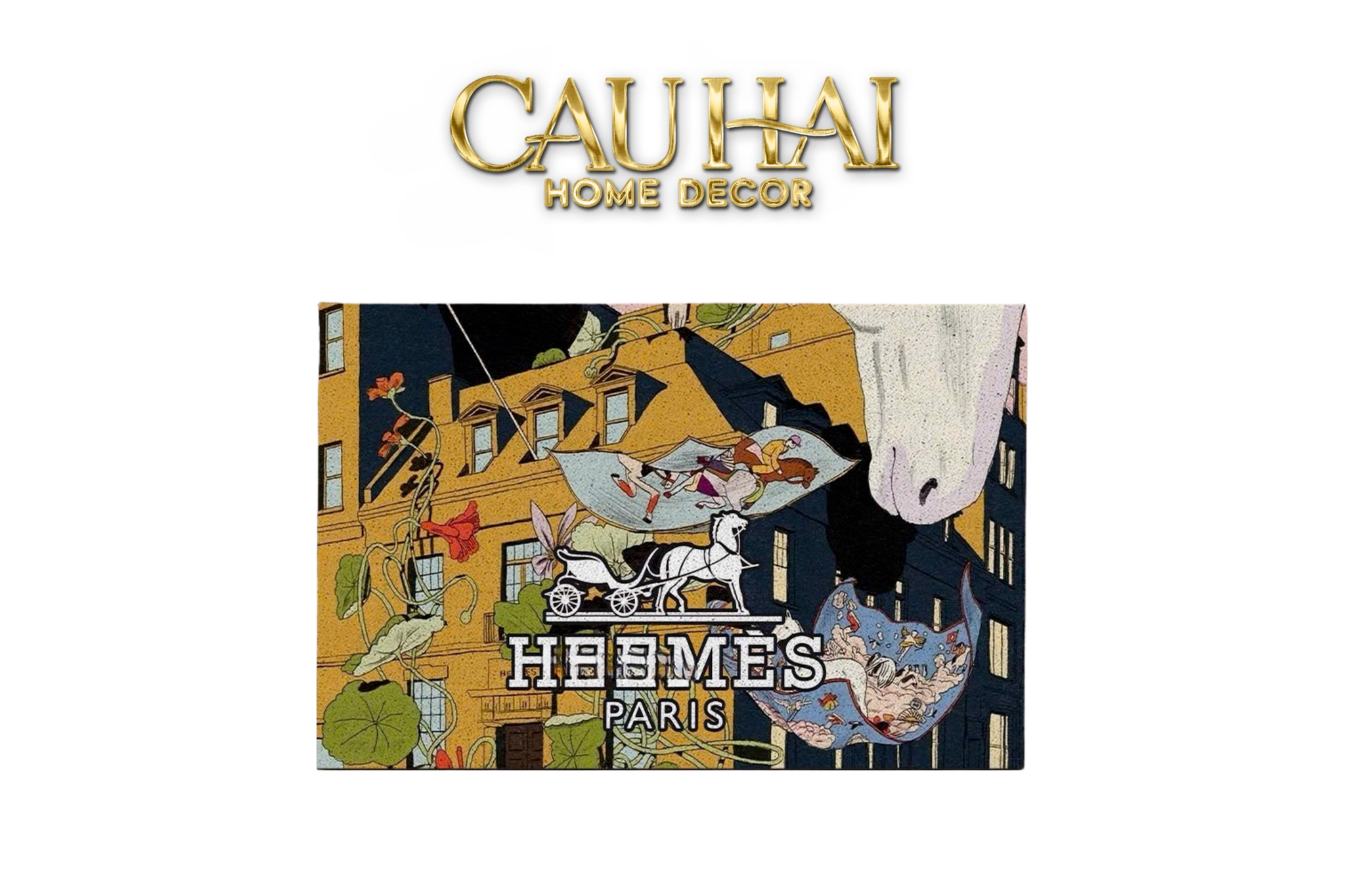 THẢM NGĂN BỤI 60X90 - LES RÊVERIES PARISIENNES - CẬU HAI HOME DECOR