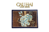 THẢM CỬA NHUNG BỈ 100X140 - CELESTIAL PEONY - CẬU HAI HOME DECOR