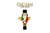 FÊTES COUTURE - VÒNG KHĂN ĂN - NAPKIN RING NUTCRACKER MISTLETOE - CẬU HAI HOME DECOR