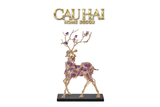 Home Couture - Tượng Hươu Sừng Đá Quý Sentinel Prime Jewelry Elk - H44-CẬU HAI HOME DECOR