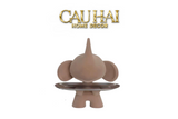 TƯỢNG VOI FIGURINE BEIGE VELVET TOFFEE - NOVA ELEPHAS H27-CẬU HAI HOME DECOR