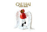 TƯỢNG URBAN STREET ART ANGEL RED HOOD SERAPHIM - CẬU HAI HOME DECOR