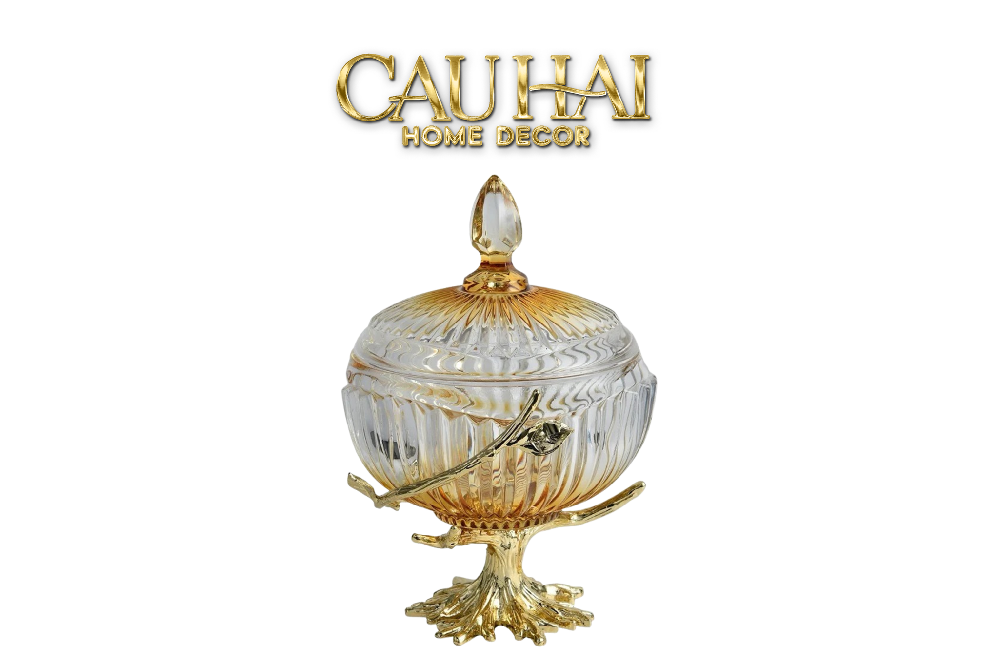 HOME COUTURE - AMBER BRANCH BONBONNIÈRE IMPÉRIALE - CẬU HAI HOME DECOR