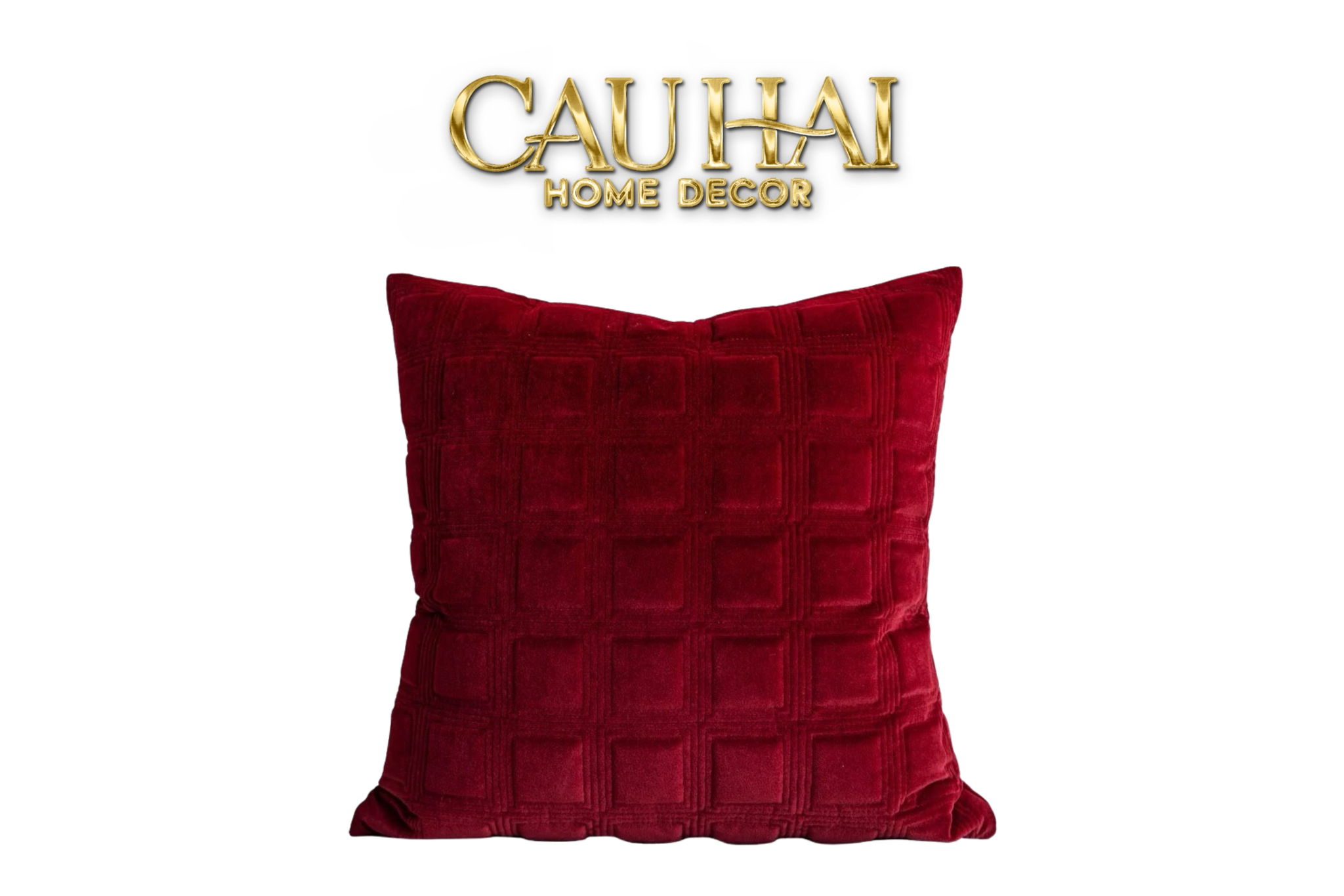 FÊTES COUTURE - VỎ GỐI NHUNG LUX VELVET CRIMSON PEAK 45 - CẬU HAI HOME DECOR