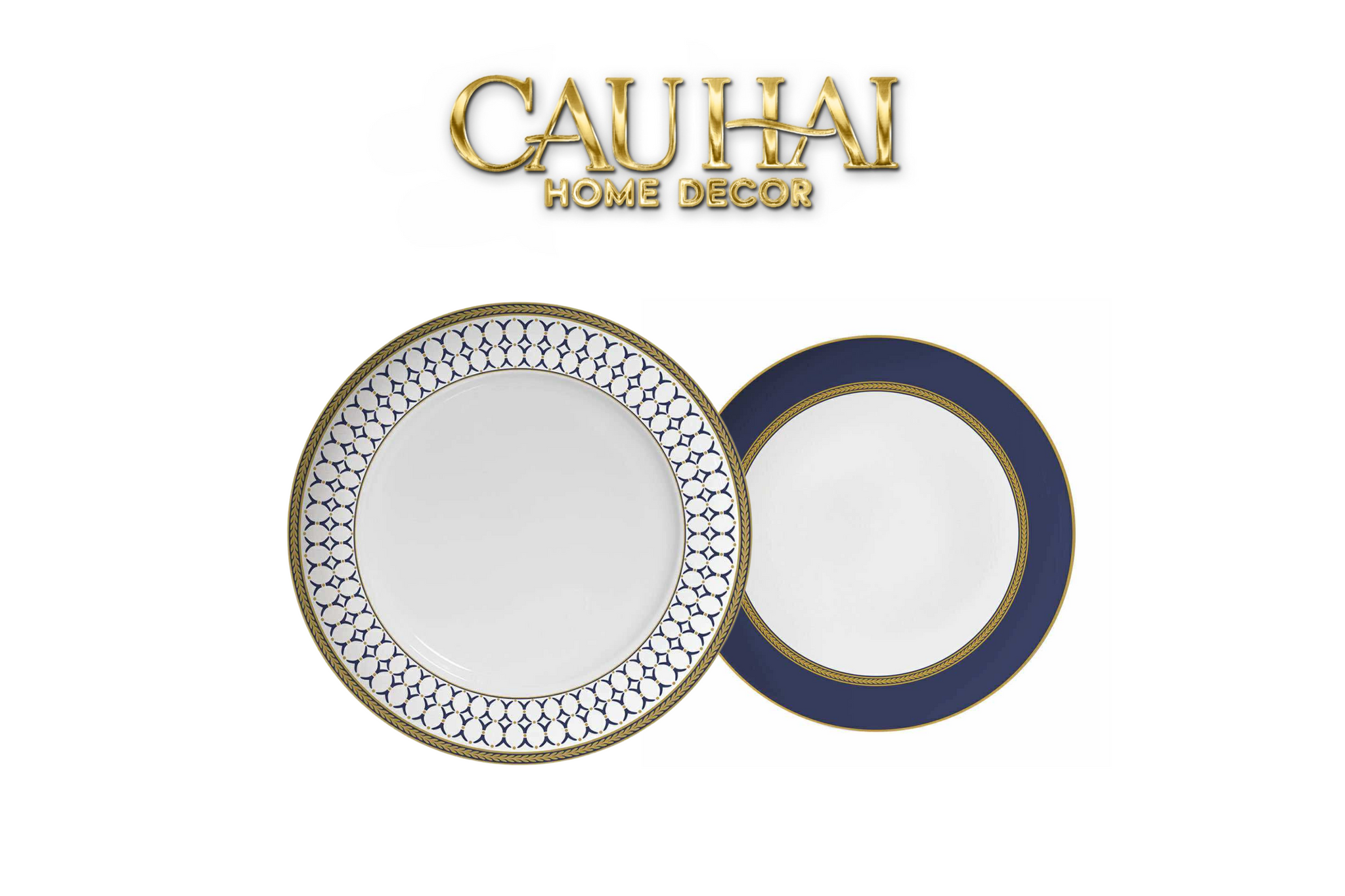 SET 2 ĐĨA DINNER - OGILVY BANQUET SET - CẬU HAI HOME DECOR