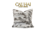 FÊTES COUTURE - VỎ GỐI LÔNG LE LAPIN DE NEIGE GRIS FUR 45-CẬU HAI HOME DECOR