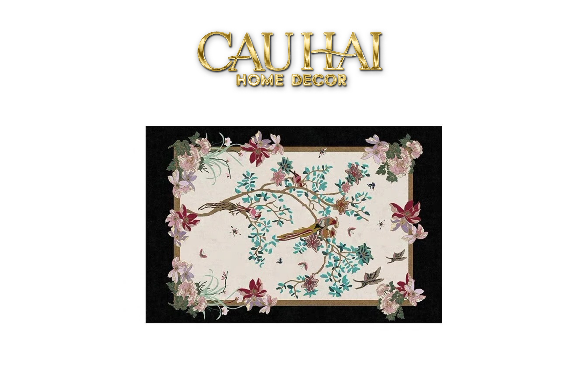 THẢM TRẢI SÀN NHUNG BỈ 140 x 200 - NOCTURNE AVIAN IMPÉRIALE RECTANGULAR - CẬU HAI HOME DECOR