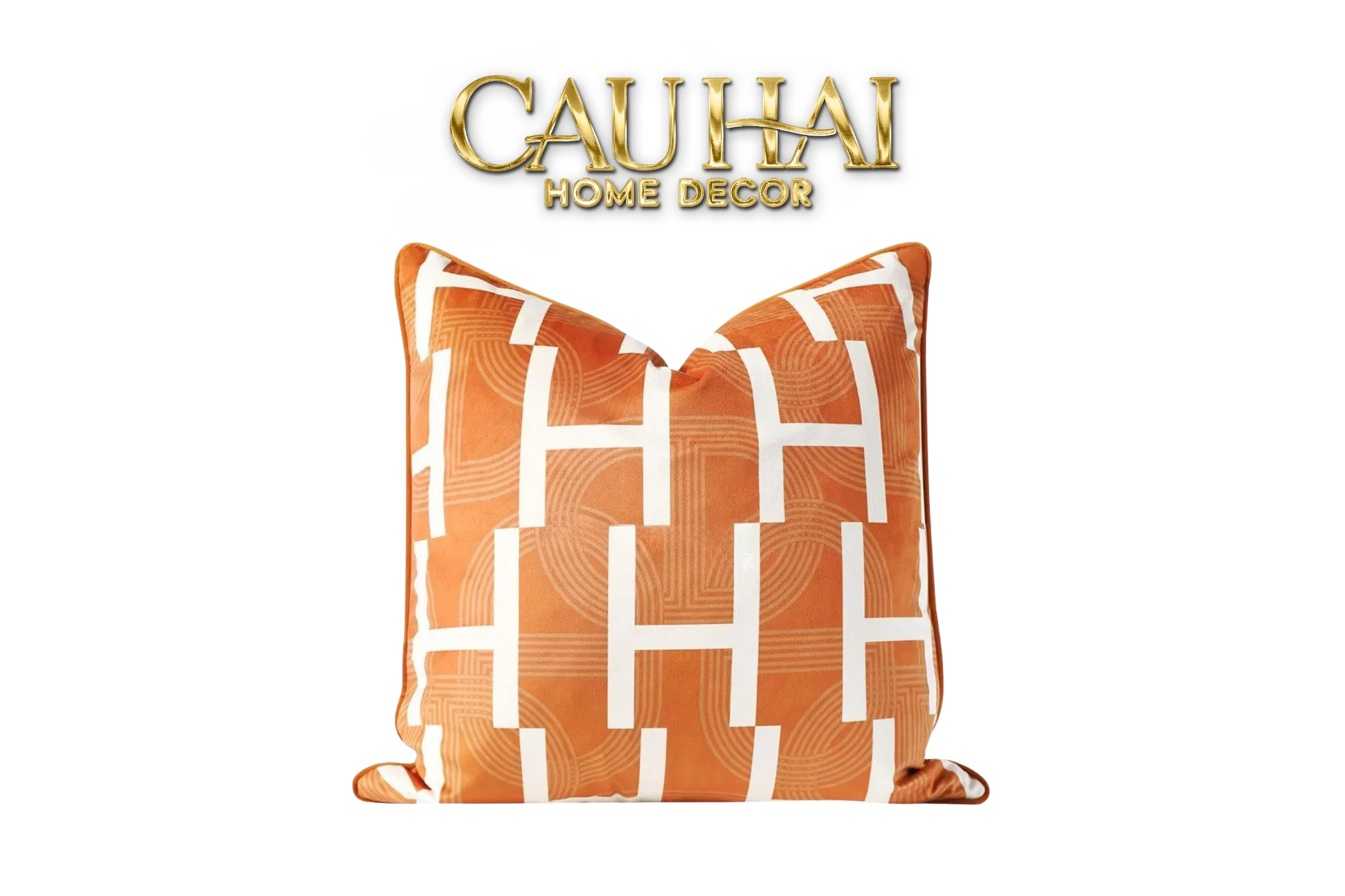 VỎ GỐI WABI SABI CHAINE D'ANCRE - ORANGE HELIOS 45-CẬU HAI HOME DECOR