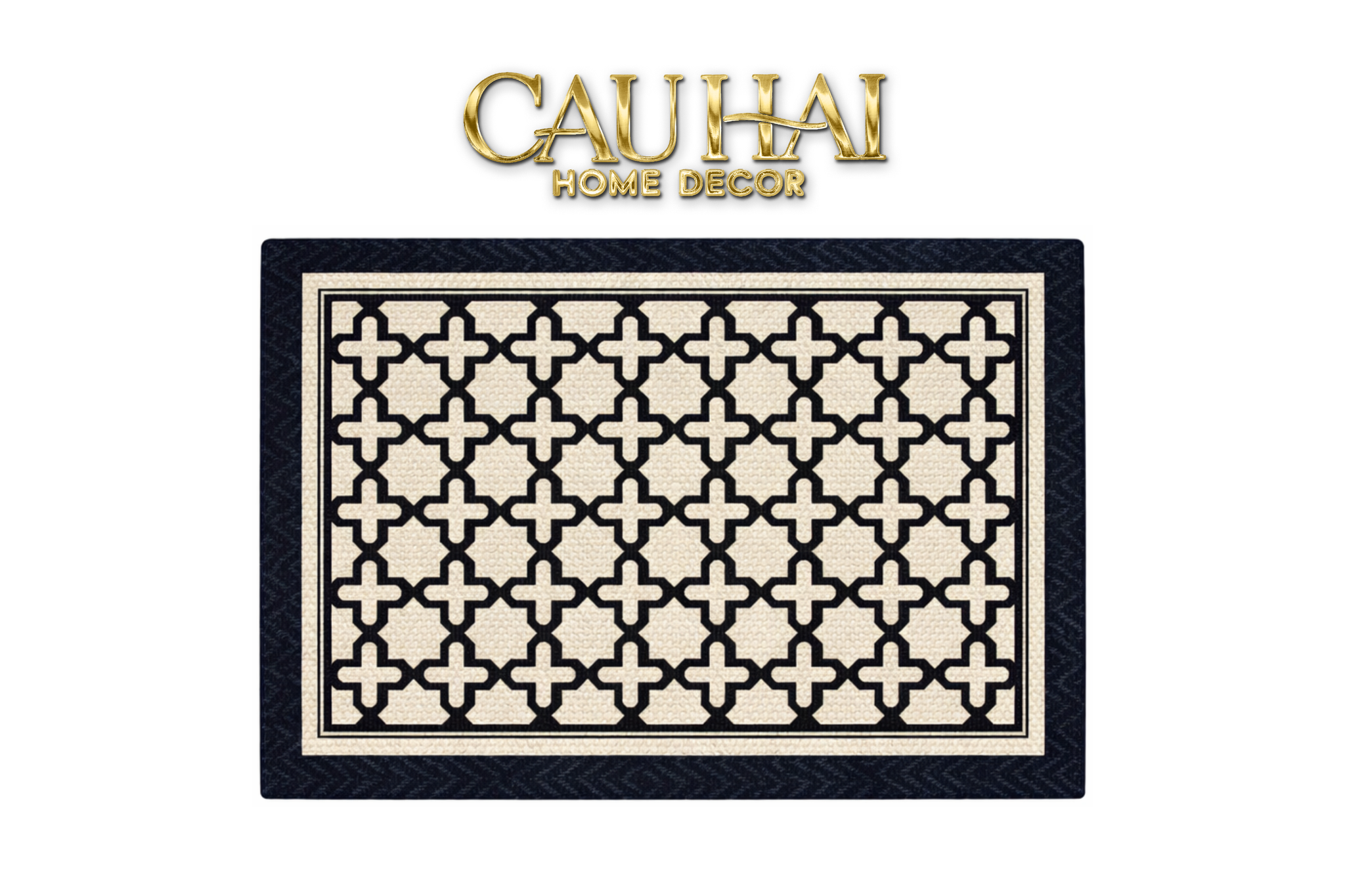 Thảm Cửa Nhung Bỉ 100X140 Urban Herringbone