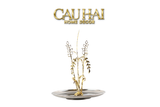 ELYSIAN - KHAY PLATINUM MÉTALLIQUE GOLDEN EUCALYPTUS BRANCH D30 - CẬU HAI HOME DECOR