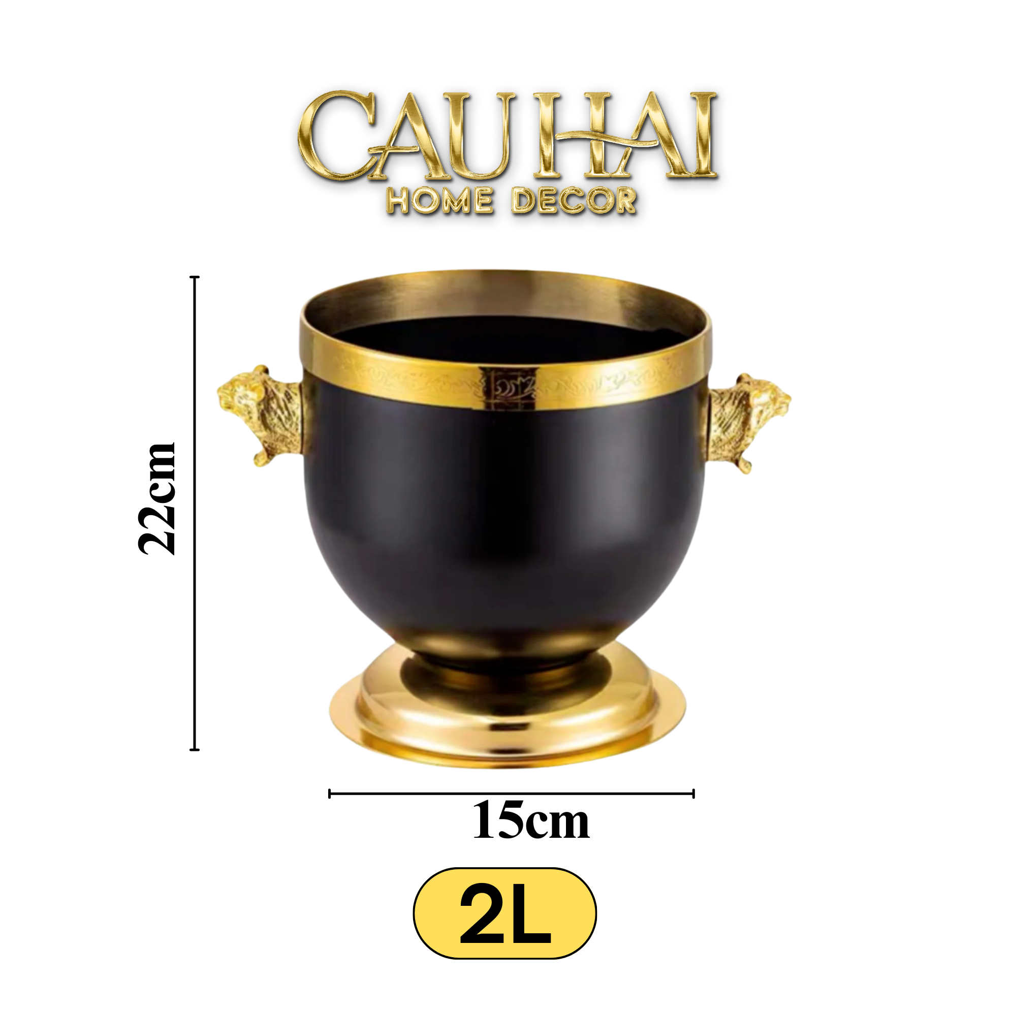 HOME COUTURE - XÔ ĐÁ PHANTOM ROAR ICE BUCKET 2L - CẬU HAI HOME DECOR