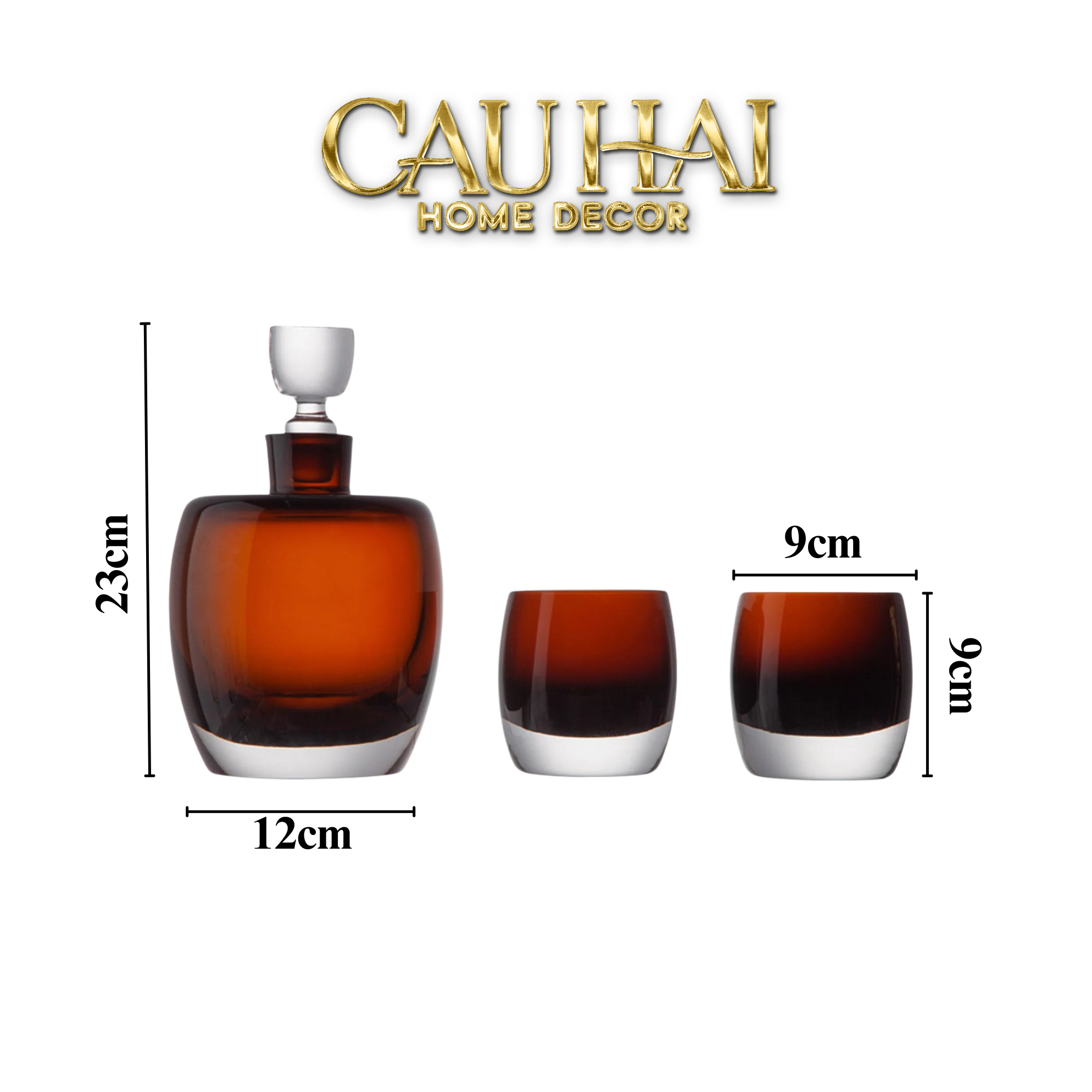 SET BÌNH CRYSTAL ENIGMA UMESHU - CẬU HAI HOME DECOR