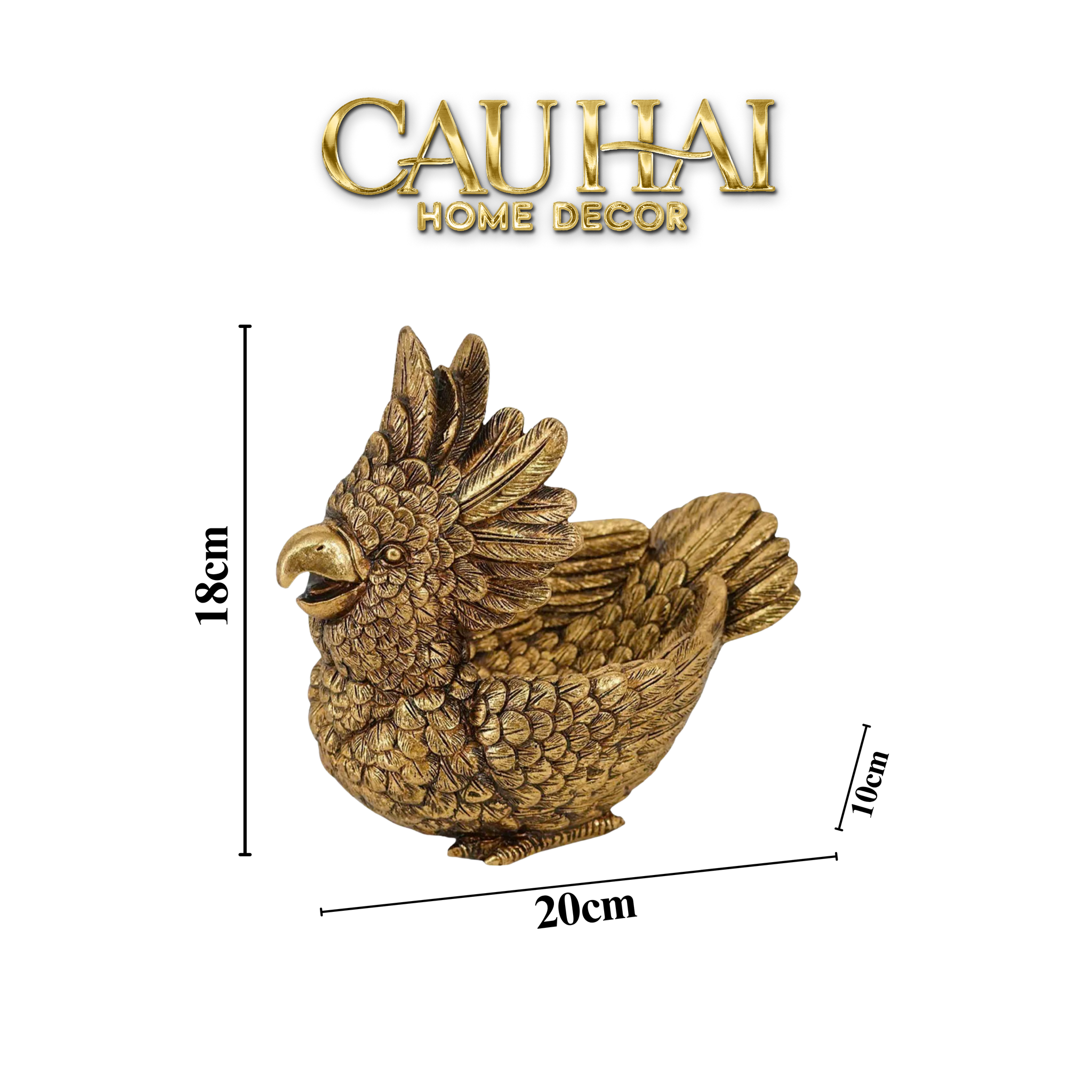HOME COUTURE - ĐĨA TRÁI CÂY PHOENIX CHICK REGAL BOWL - CẬU HAI HOME DECOR