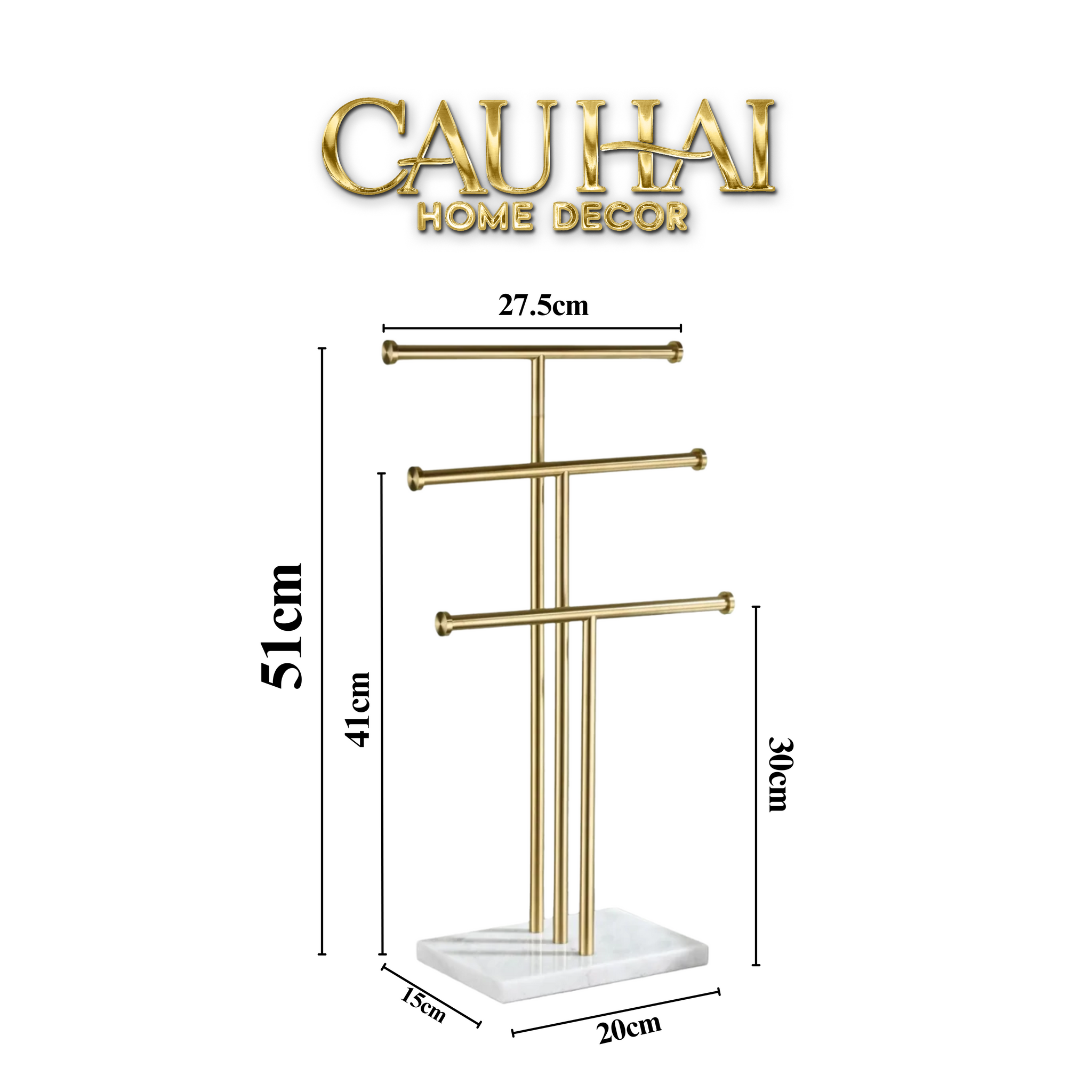 GIÁ TREO ĐA NĂNG TRIPPLE T LUX - CẬU HAI HOME DECOR