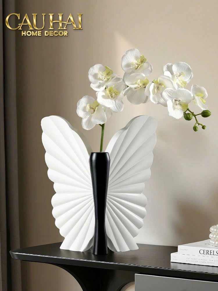 BÌNH HOA BUTTERFLY WINGS - BLACK - ANGEL IN BLOOM SS25 - CẬU HAI HOME DECOR