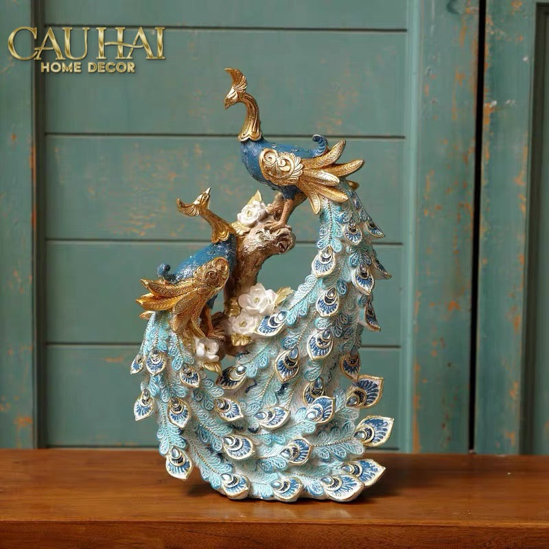 HOME COUTURE - TƯỢNG KHỔNG TƯỚC "LE PAON ROYAL - DANSE DES PAONS - CẬU HAI HOME DECOR
