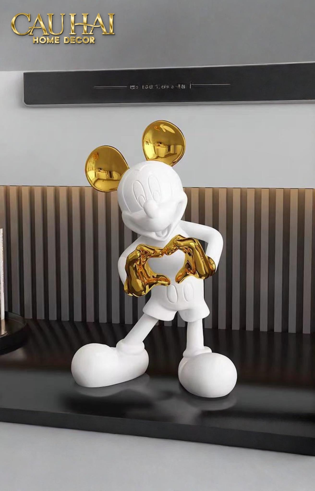 TƯỢNG MICKEY T’ES AMOUR D’OR H29-CẬU HAI HOME DECOR