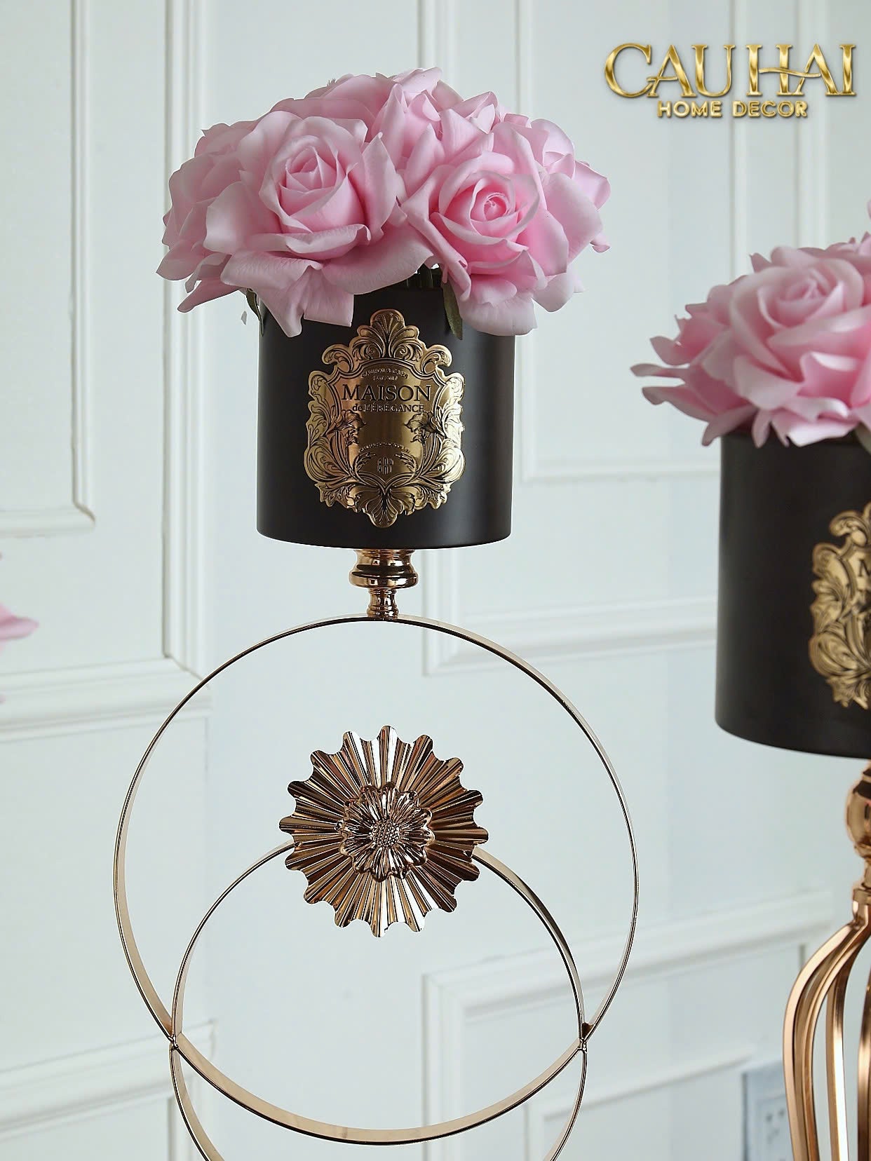 L’ESSENCE DU ROSE 12 - CHẬU HOA HỒNG SOLAR ECLIPTICA H60 - CẬU HAI HOME DECOR