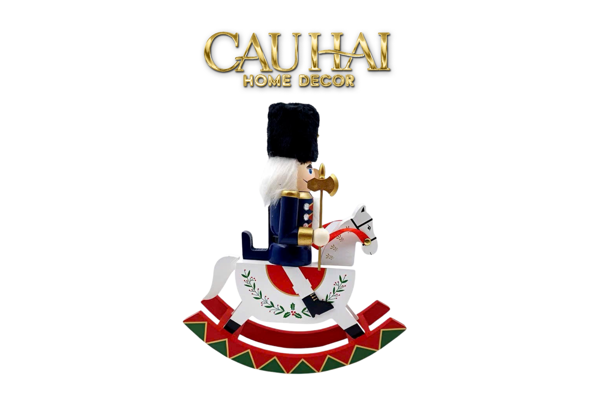 FÊTES COUTURE - TƯỢNG NUTCRACKER ROYAL CAVALIER H25