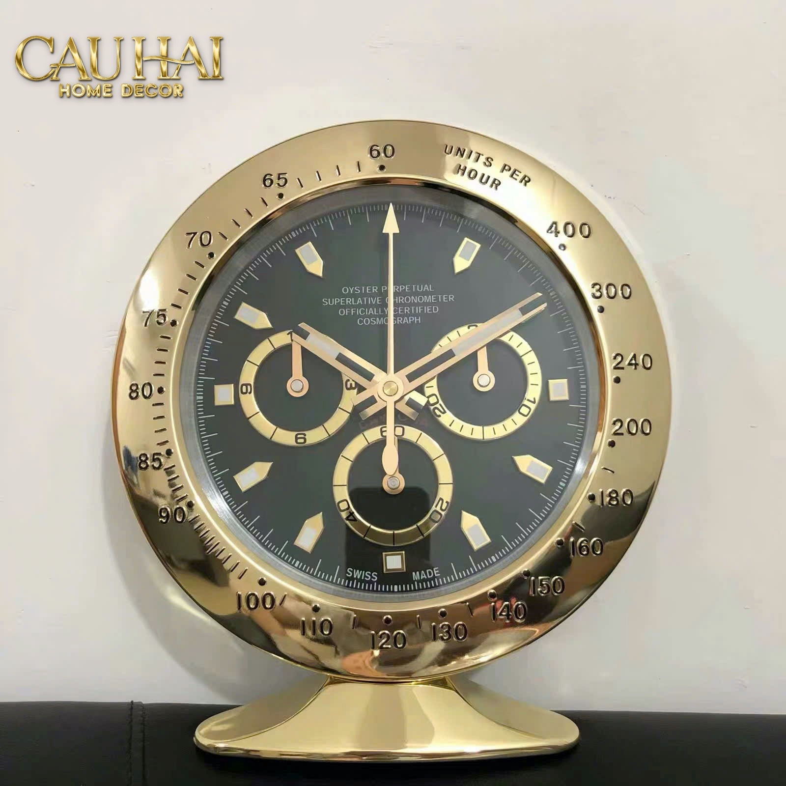 HOME COUTURE - ĐỒNG HỒ ROYAL CHAMPAGNE ATÉLIER CLOCK - PRESTIGE TIMEPIECE - CẬU HAI HOME DECOR