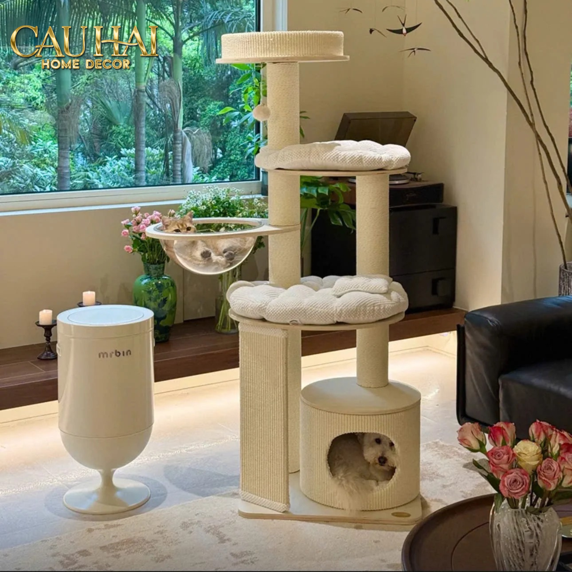 HOME COUTURE - THÙNG RÁC PREMIUM AUTOMATIC OPAL CHALICE MR BIN 20L - CẬU HAI HOME DECOR