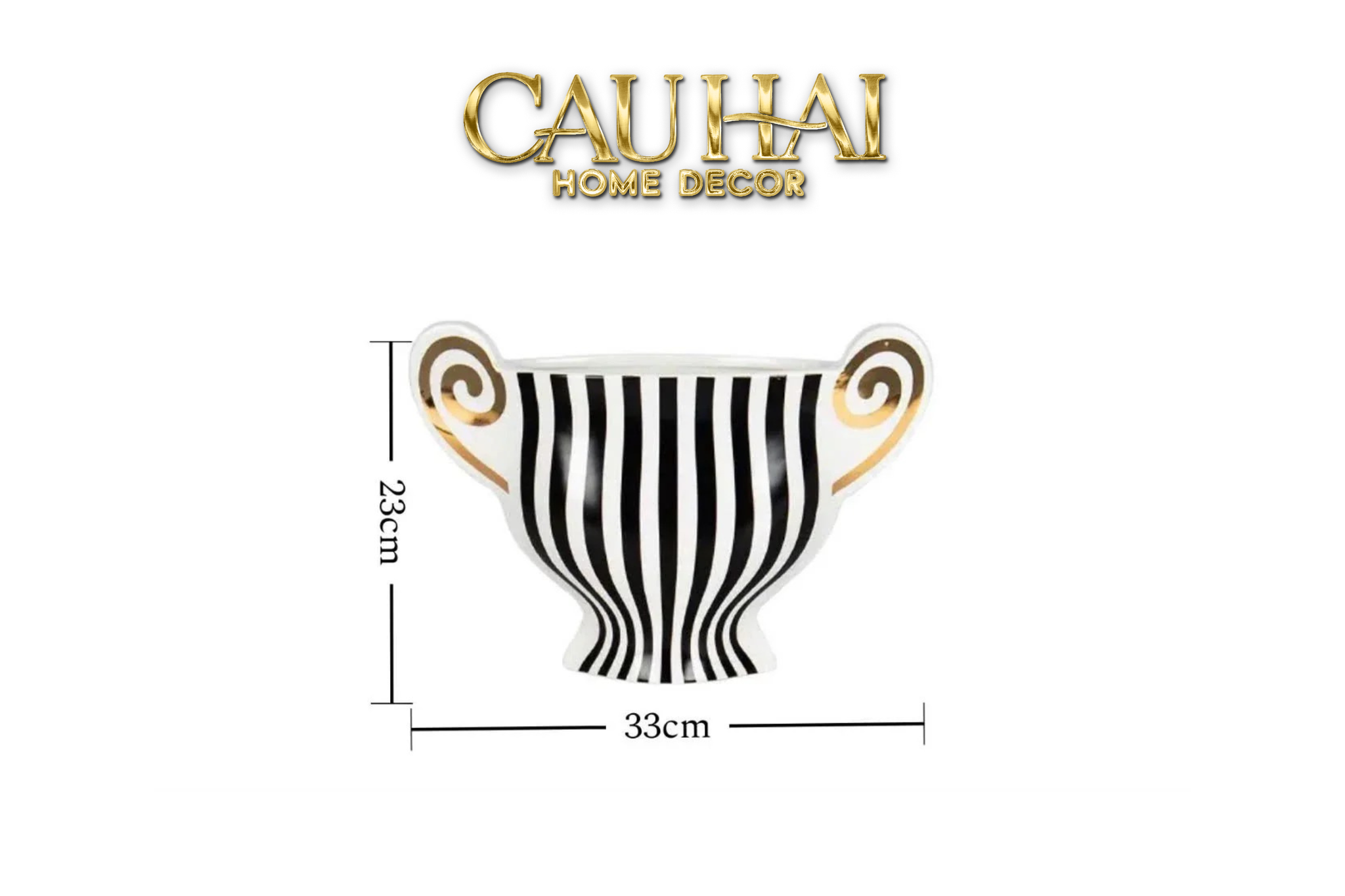 HOME COUTURE - BÌNH HOA RENAISSANCE GRECQUE SOHO CHIC S22/S36 - CẬU HAI HOME DECOR