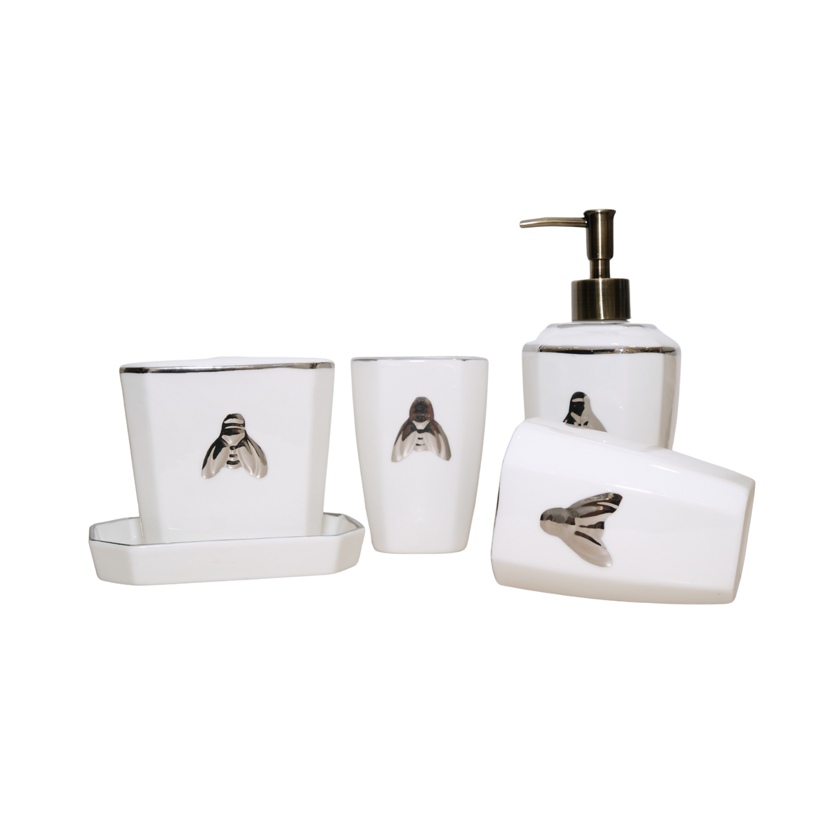 Maison Couture - Set Nhà Tắm G Class Élégance Miel Doré – Golden Queen Bee 5Pcs-Set nhà tắm bathroom vanities-Đối tác tại Trung Quốc theo từng đơn đặt hàng-CẬU HAI HOME DECOR