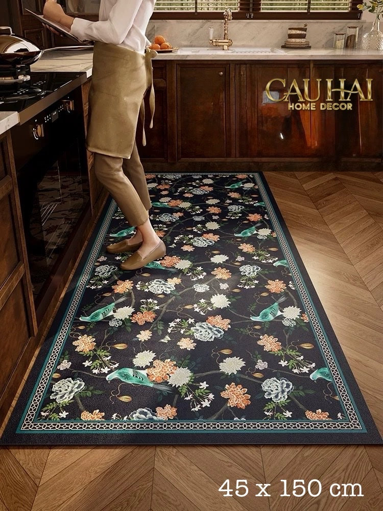 THẢM BẾP MICROFIBER 45X1M5 - LA GARDIENNE NOCTURNE - CẬU HAI HOME DECOR