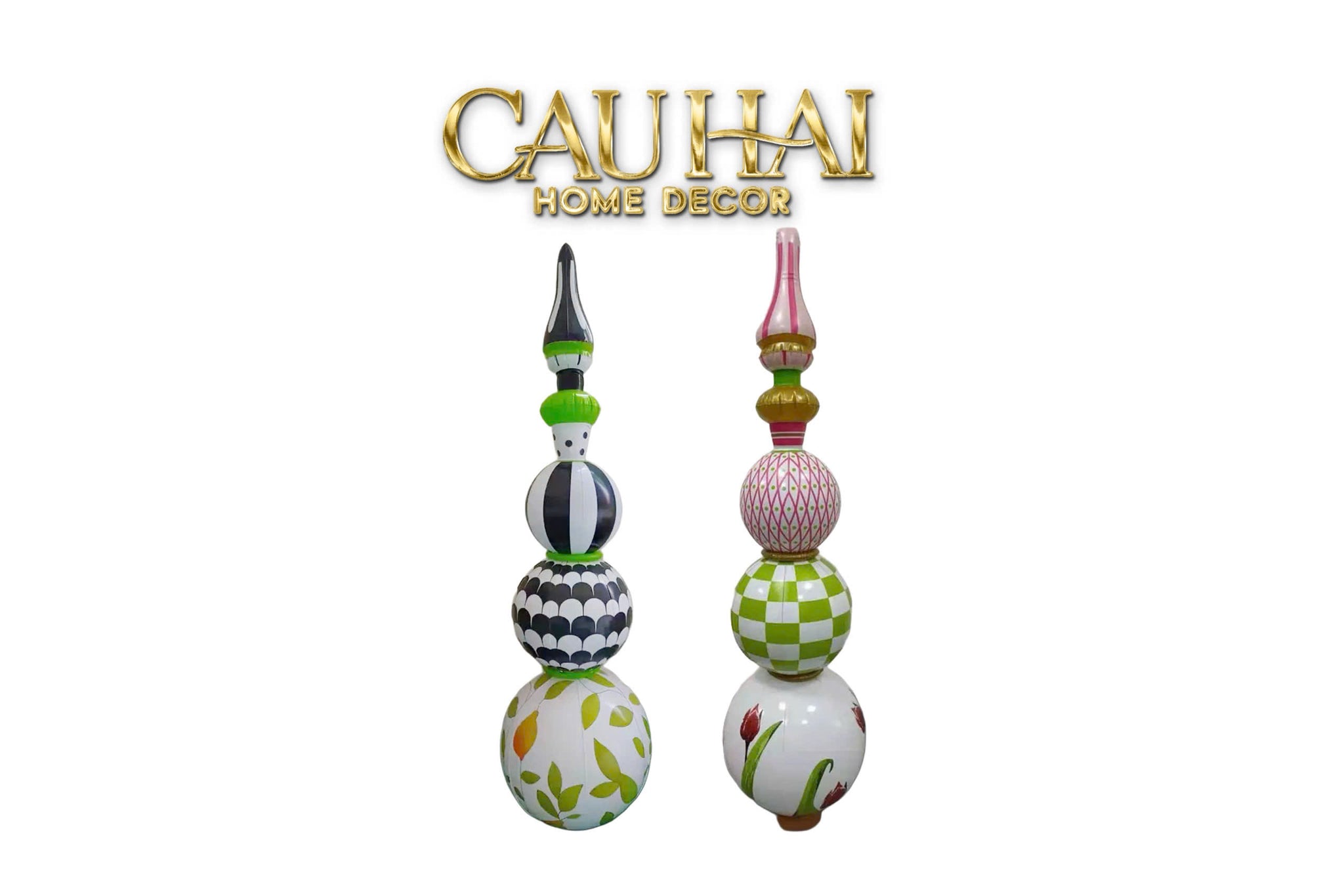 FÊTES COUTURE - SET 2 THÁP BALLOON CANDY TOWER CHRISTMAS - CẬU HAI HOME DECOR