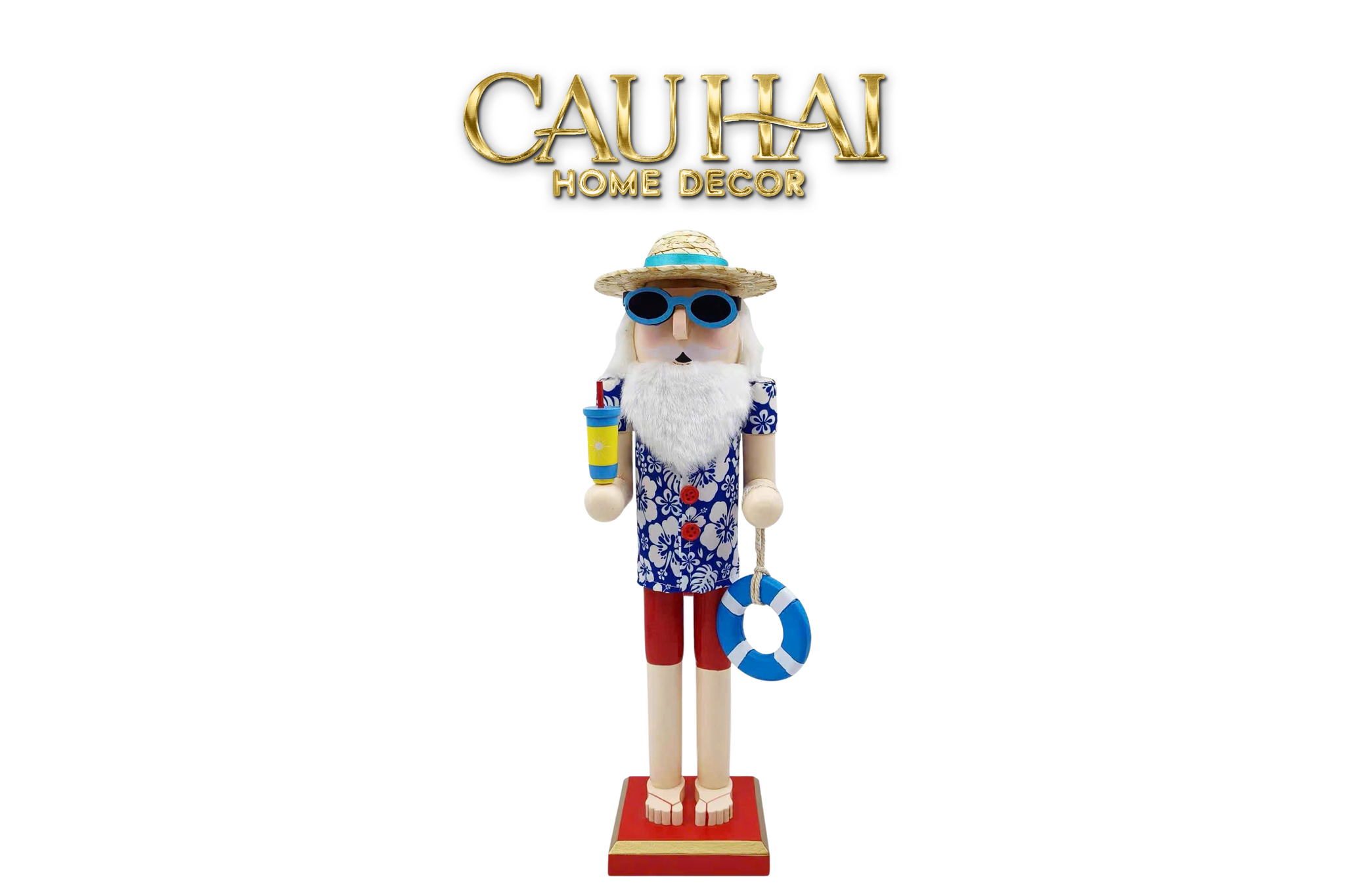 FÊTES COUTURE - TƯỢNG NUTCRACKER HAWAII 38CM